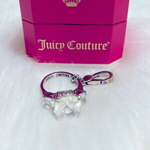 Juicy Couture Diamond Ring Charm Like New Excellent Condition